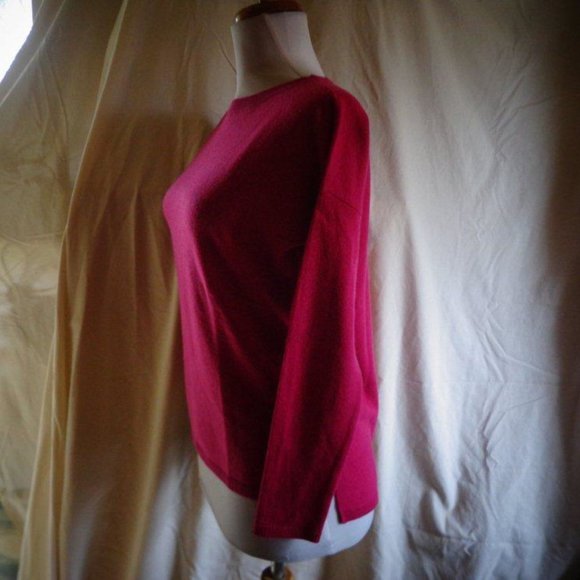 TALBOTS 100% Cashmere Round Neck Sweater Size M - Picture 3 of 8